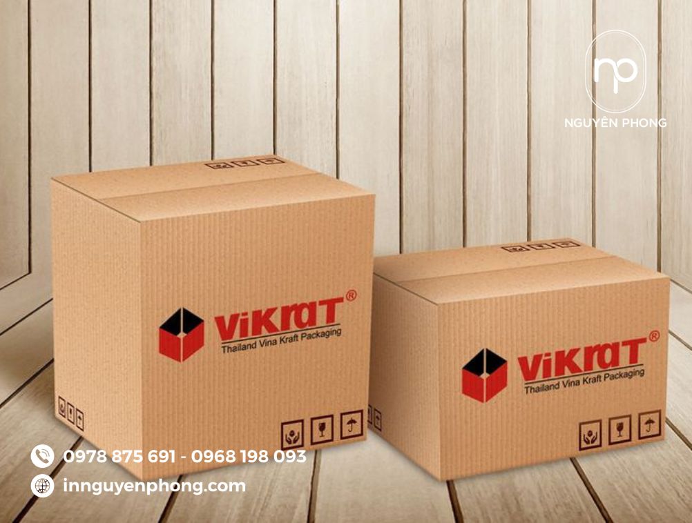 mẫu thùng carton 5 lớp sóng BC chắc chắn